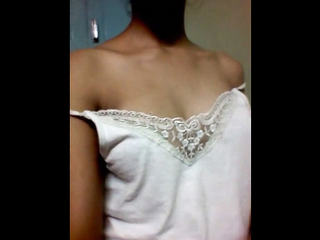 Indian GF White Top Stripping Naked For Sex