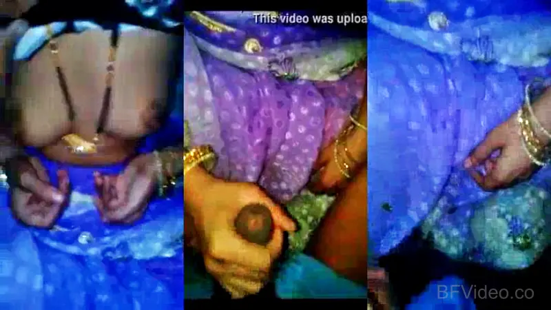Desi Wife Handjob To Her Hubby MMS Video