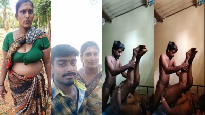 Tanjore village Aunty big karupu mulai kanbikum hot mms