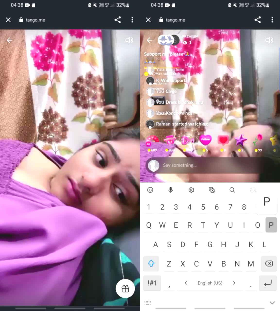 Vid-Chamet teen girl show 08