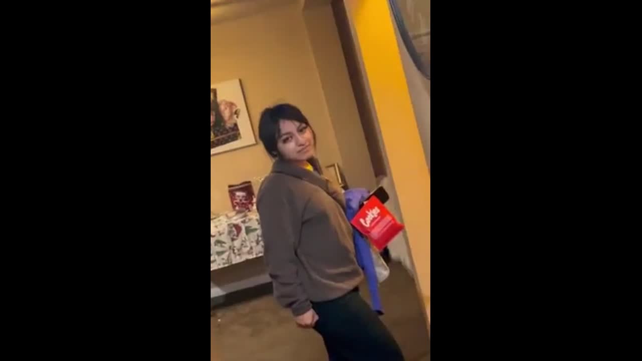 Hot sexy gf giving blowjob