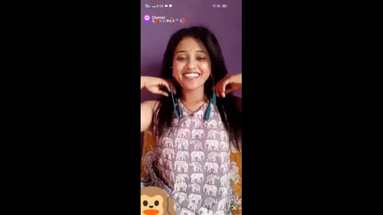 Horny Riya Bares Her Buff on Chamet Fingering Her Pussy and Licking Her Fingers