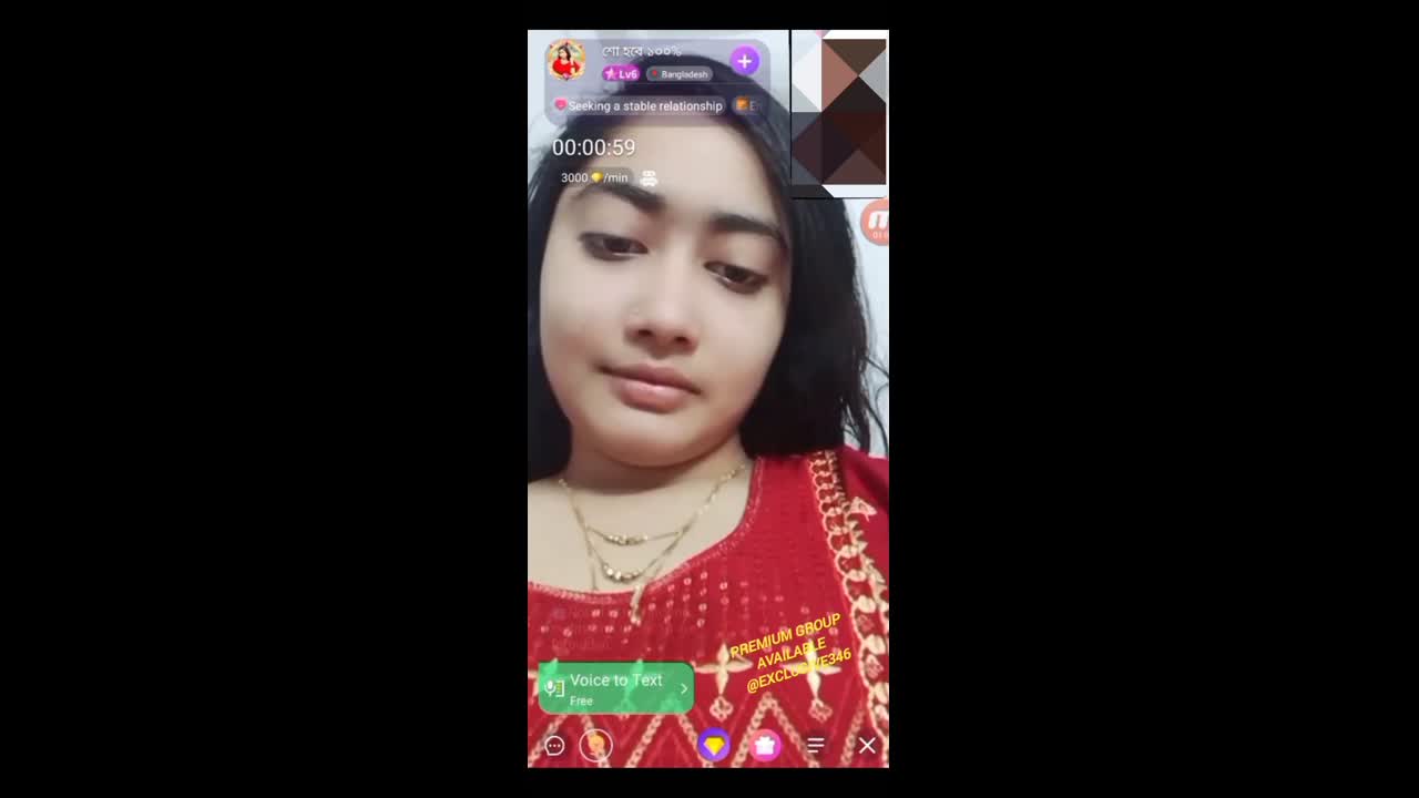 Show 100 chamet 121 private with full face