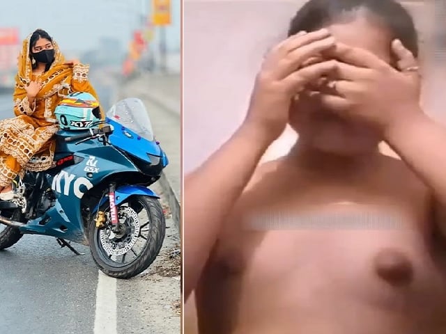 Indian biker girl tiny tits showing free sexy Indian