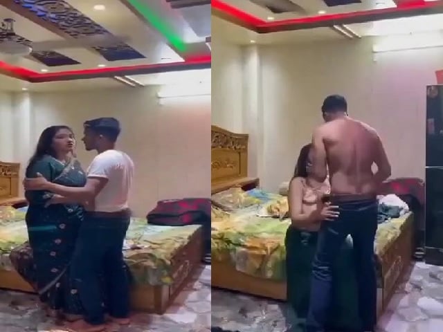 Aunty sex affair with young boy viral desi chudai