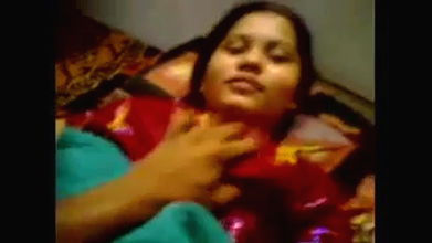 My GF loves having her tits fondled and I love touching her pussy a lot